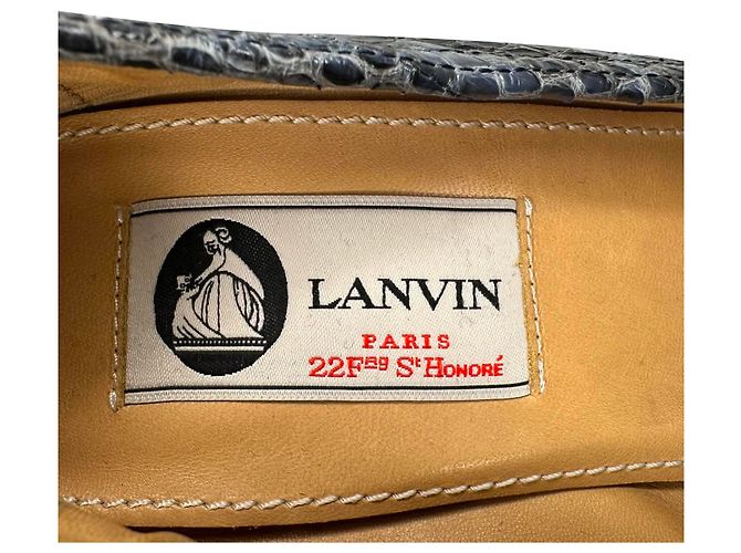 Décolleté Lanvin in pelle di serpente con stampa animalier - vista 8