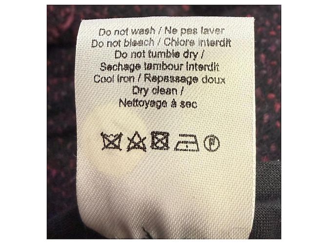 Shena Cardigan aus burgunderfarbener Wolle von Iro Rot Bordeaux - Ansicht 3