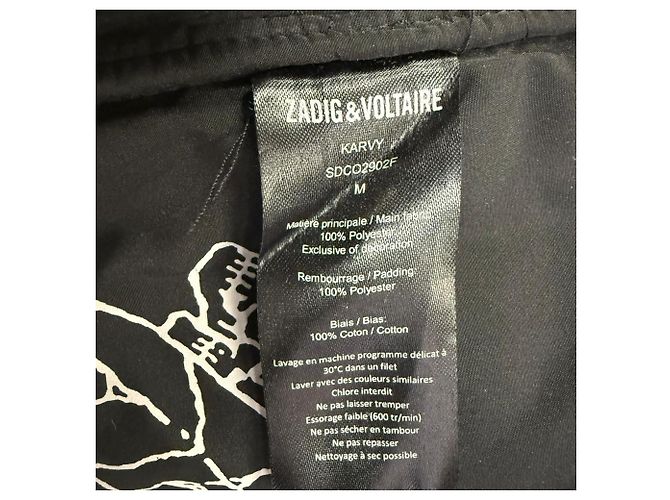 Zadig & Voltaire Steppweste aus schwarzem Polyester - Ansicht 3