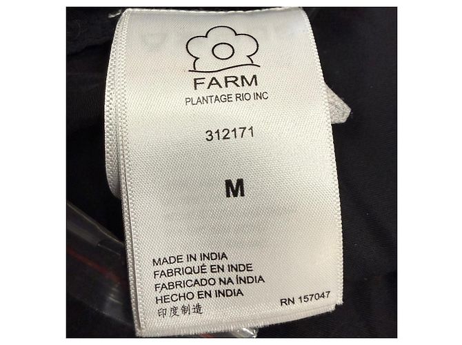 Mono Farm Rio Mirror Beaded en viscosa negra Negro - vista 8