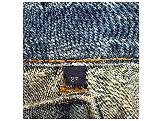 Falda maxi de denim Neer de Khaite en algodón azul - vista 4