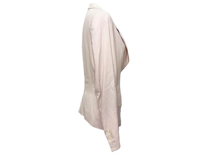 Blazer de botonadura sencilla Ann Demeulemeester en viscosa rosa - vista 2