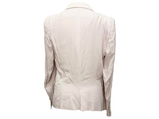 Blazer de botonadura sencilla Ann Demeulemeester en viscosa rosa - vista 3