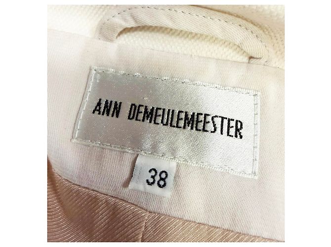 Blazer de botonadura sencilla Ann Demeulemeester en viscosa rosa - vista 5