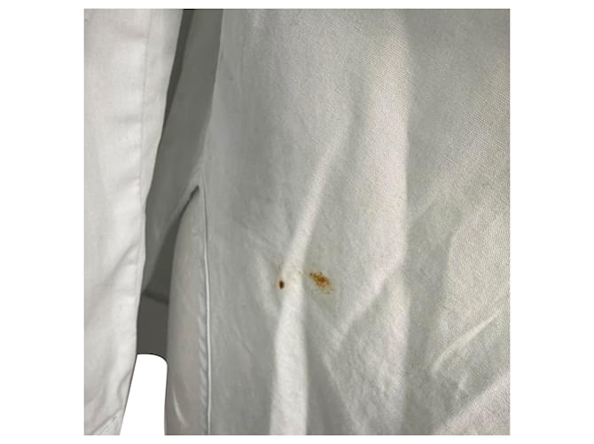 Maje Button-Up-Hemd aus hellblauer Baumwolle - Ansicht 4