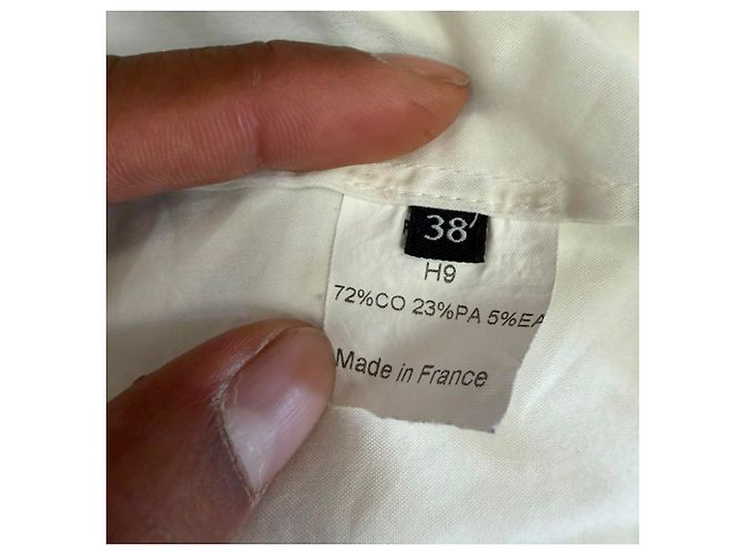 Camisa de manga larga con botones Joseph Joe en algodón blanco - vista 5
