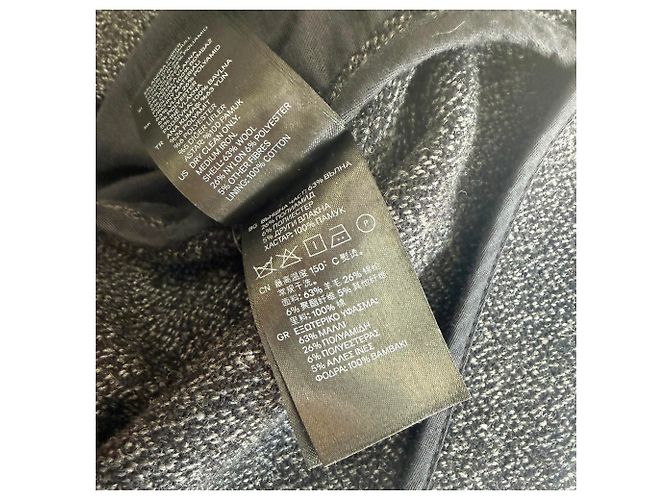 Isabel Marant Tweed Peacoat Blazer aus grauer Wolle - Ansicht 8
