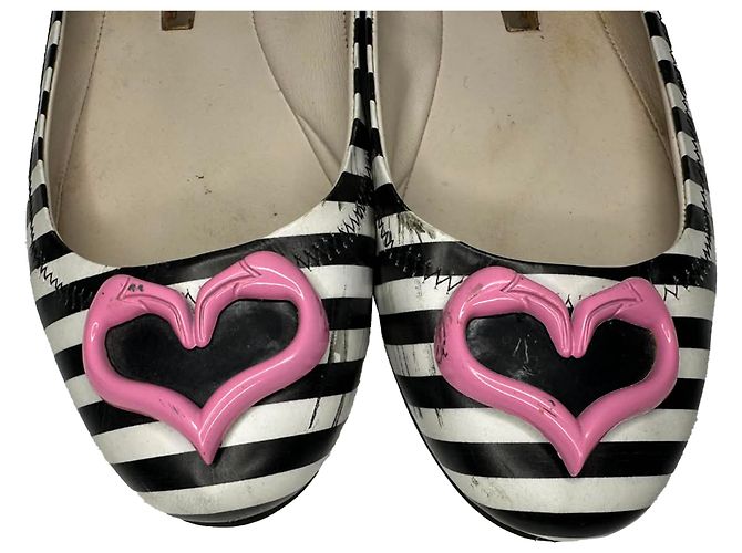 Ballerine Sophia Webster Miami Striped in pelle multicolore - vista 7