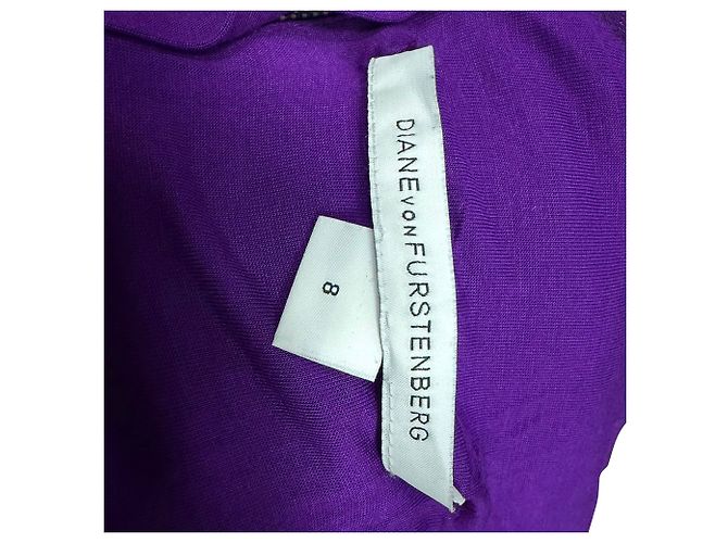 Vestido mini de encaje Zarita de Diane Von Furstenberg en Violet Rayon Púrpura - vista 4