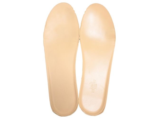 Baskets Hermès Escape en daim blanc - vue 5