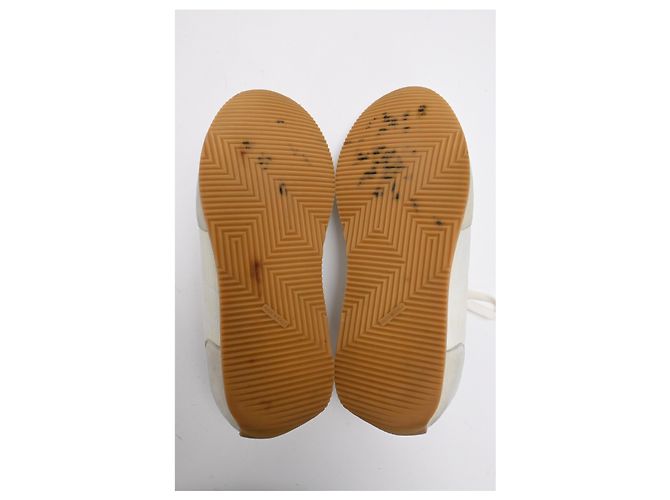 Baskets Hermès Escape en daim blanc - vue 9