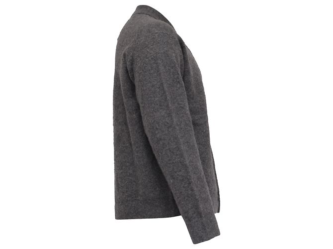 Jonathan Simkhai Simkhai Melierter Cardigan aus grauem Kaschmir - Ansicht 3