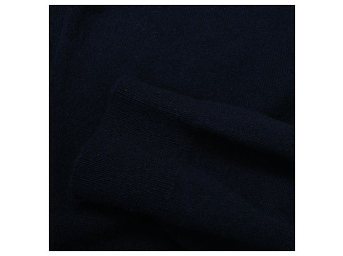 Jil Sander Cardigan mit Knöpfen aus Navy Cashmere Blau Marineblau - Ansicht 10