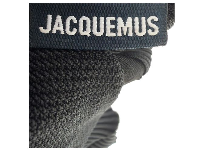 Jacquemus Le Papier 'La Maille Lucca' Tube Top aus schwarzem Polyester - Ansicht 2