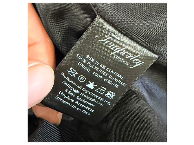 Temperley London Madeleine Smoking-Jacke in Schwarz aus Polyester - Ansicht 6