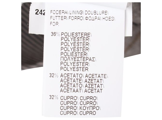 Pantalones de raya diplomática Brunello Cucinelli en lana gris - vista 8