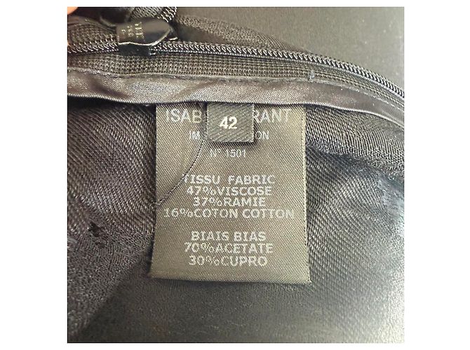 Falda Sophy Isabel Marant en viscosa negra Negro - vista 4