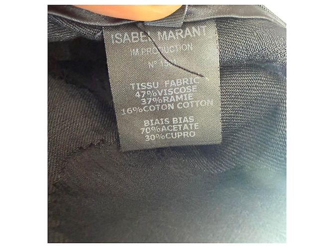 Falda Sophy Isabel Marant en viscosa negra Negro - vista 5