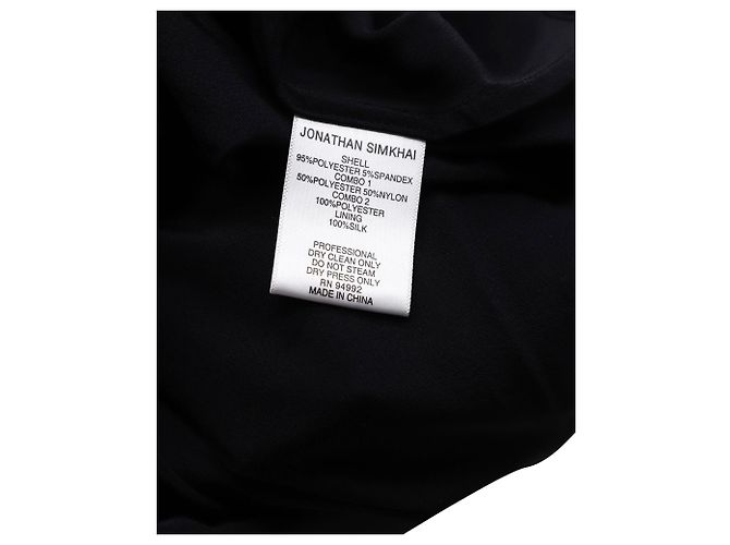 Besticktes Hi-Lo Halterkleid von Jonathan Simkhai aus rotem Polyester - Ansicht 3