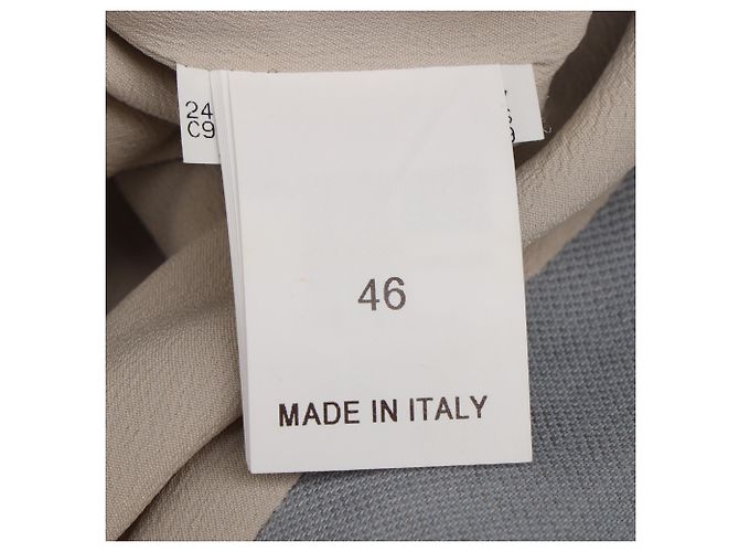 Blazer de botonadura sencilla Brunello Cucinelli en viscosa gris - vista 5