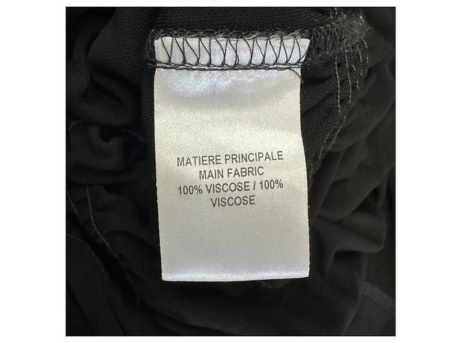 Abito midi con scollo a V e maniche lunghe Vanessa Bruno in viscosa nera Nero - vista 5