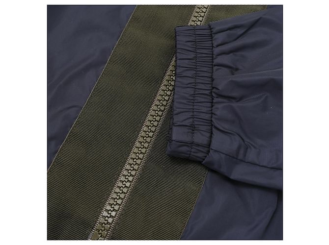 Giacca Capbreton Contrast Moncler in poliammide blu navy - vista 14