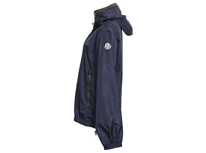 Giacca Capbreton Contrast Moncler in poliammide blu navy - vista 2