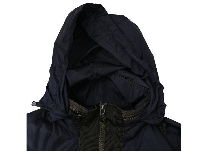 Giacca Capbreton Contrast Moncler in poliammide blu navy - vista 5