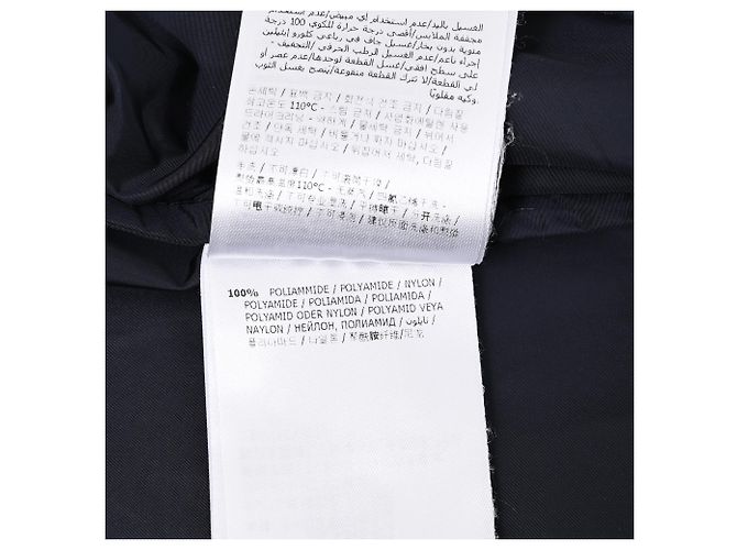 Giacca Capbreton Contrast Moncler in poliammide blu navy - vista 9