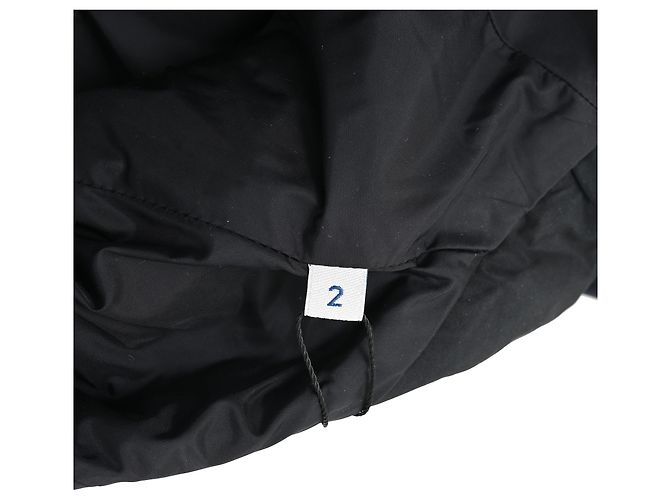 Moncler Dedon Lace Bomberjacke aus schwarzem Polyester - Ansicht 13