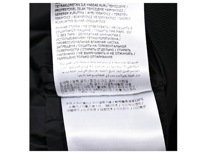 Moncler Dedon Lace Bomberjacke aus schwarzem Polyester - Ansicht 8