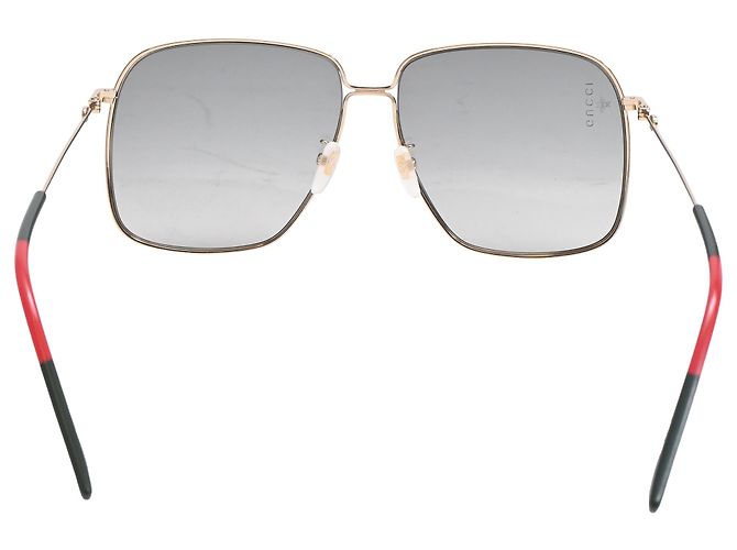 Gucci Oversized Sunglasses in Multicolor Metal Multiple colors - view 2