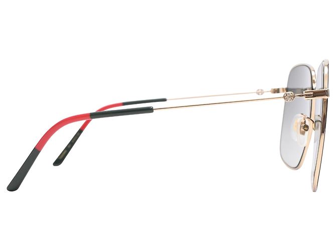 Gucci Oversized Sunglasses in Multicolor Metal Multiple colors - view 3