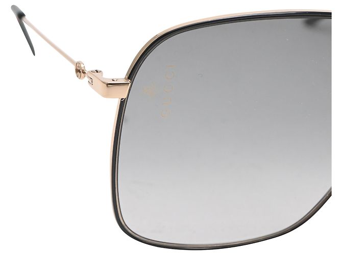 Gucci Oversized Sunglasses in Multicolor Metal Multiple colors - view 4