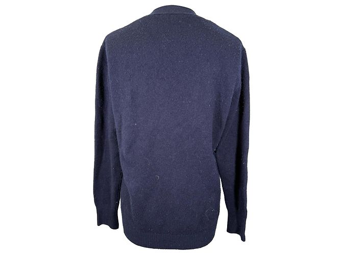 Joseph Cardigan aus Navy Blue Wolle Blau Marineblau - Ansicht 2