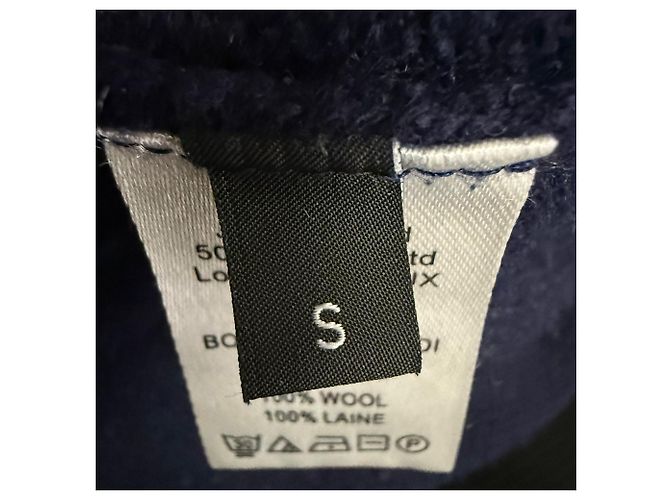 Joseph Cardigan aus Navy Blue Wolle Blau Marineblau - Ansicht 5