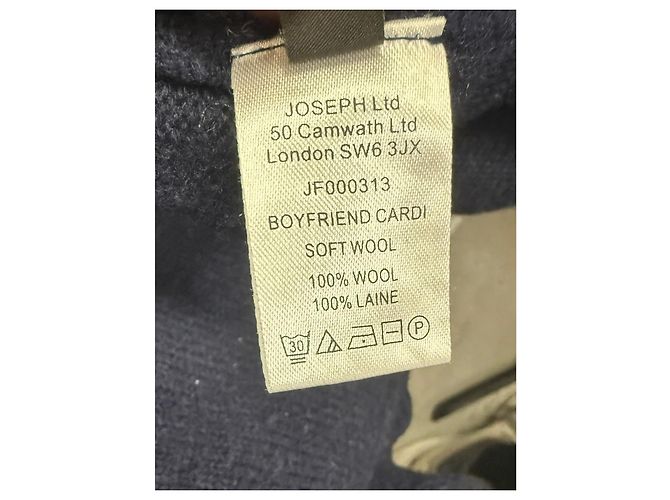 Joseph Cardigan aus Navy Blue Wolle Blau Marineblau - Ansicht 6