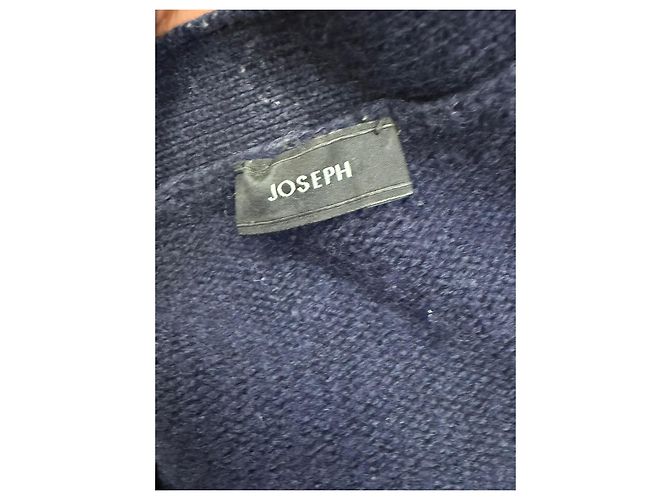 Joseph Cardigan aus Navy Blue Wolle Blau Marineblau - Ansicht 8