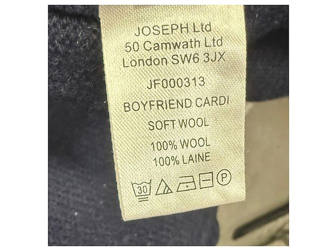 Joseph Cardigan aus Navy Blue Wolle Blau Marineblau - Ansicht 9