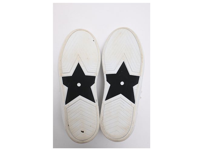 Tênis Dior Star em couro branco - vista 9
