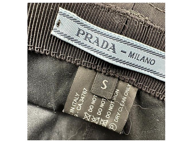 Cappello bucket in Re-Nylon Prada in nylon nero - vista 10