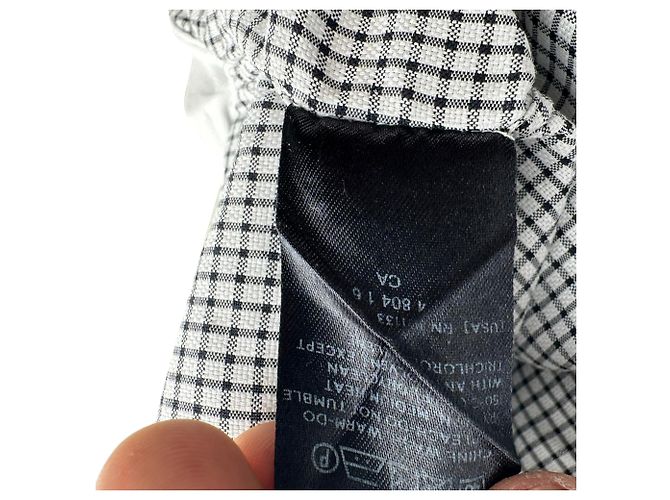 Tom Ford Plaid Button-Down Shirt in Multicolor Cotton Multiple colors - view 8