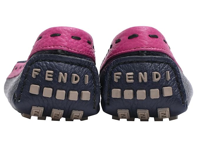 Mocassini Fendi Monster Bugs in pelle multicolore - vista 4