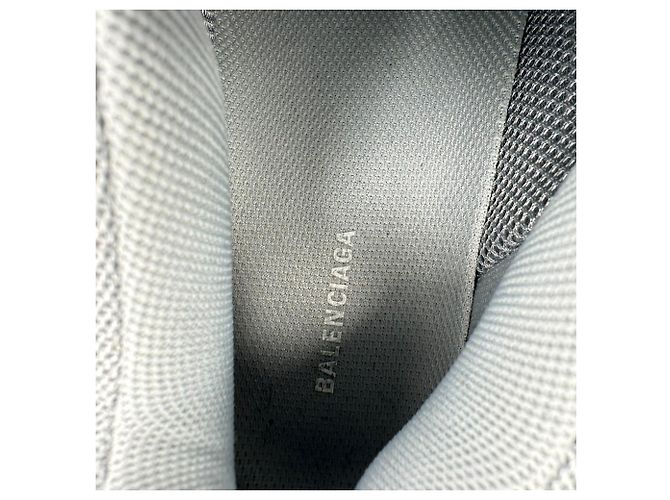Baskets Triple S Balenciaga en polyester bleu clair - vue 13
