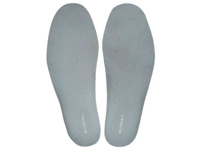 Baskets Triple S Balenciaga en polyester bleu clair - vue 17