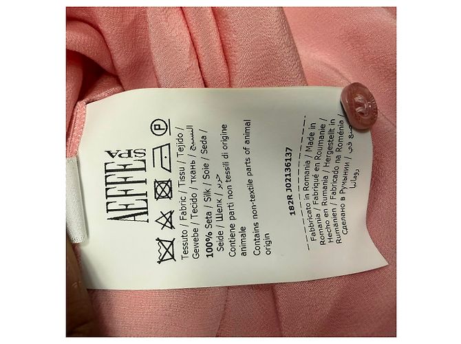 Camicetta in seta rosa con volant e maniche lunghe Boutique Moschino - vista 6