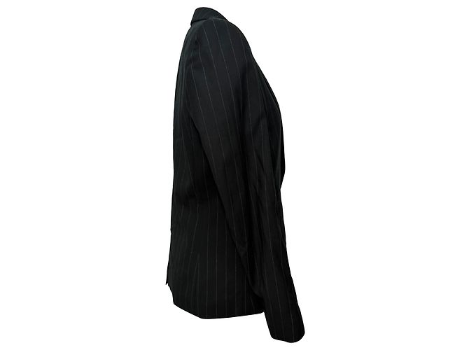 Blazer de raya diplomática Ba&sh en poliéster negro - vista 2