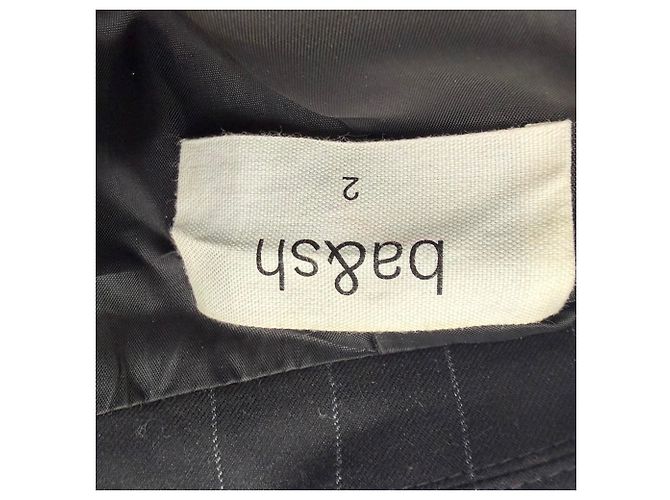 Blazer de raya diplomática Ba&sh en poliéster negro - vista 4