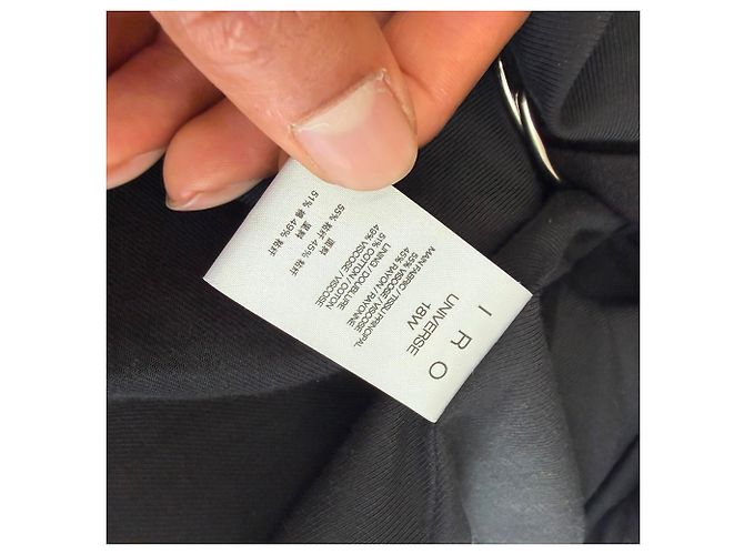 Iro Maßgeschneiderter Blazer aus schwarzer Viskose - Ansicht 6