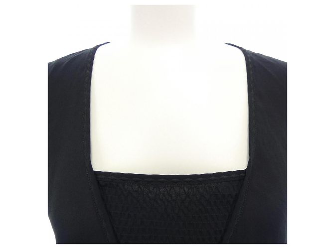 Top in seta Chanel Nero - vista 6